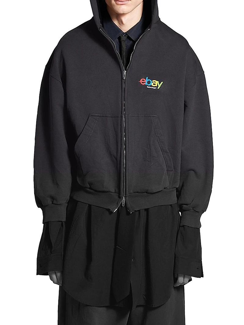 Ebay Zip-Up Hoodie Regular Fit