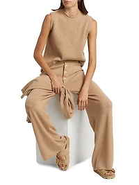 Layer Up! Rib-Knit Cashmere Vest