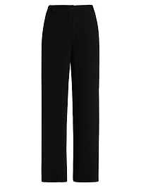Cashmere Tailored Wide-Leg Pants