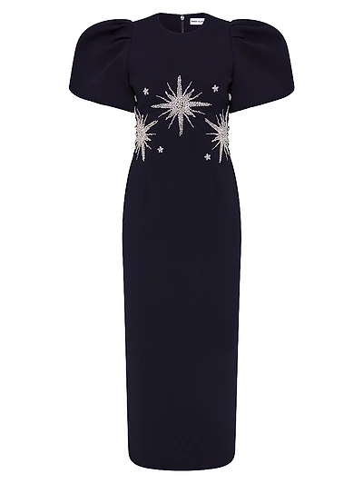 Estella Embellished Midi-Dress