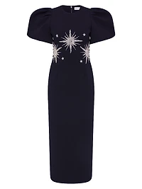 Estella Embellished Midi-Dress
