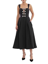 Luiza Diamanté Bow Dress