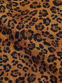 Brynn Leopard-Print Skirt