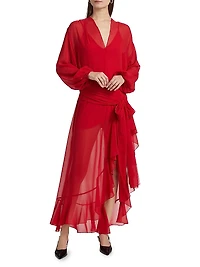Calliope Tie-Waist Maxi Dress
