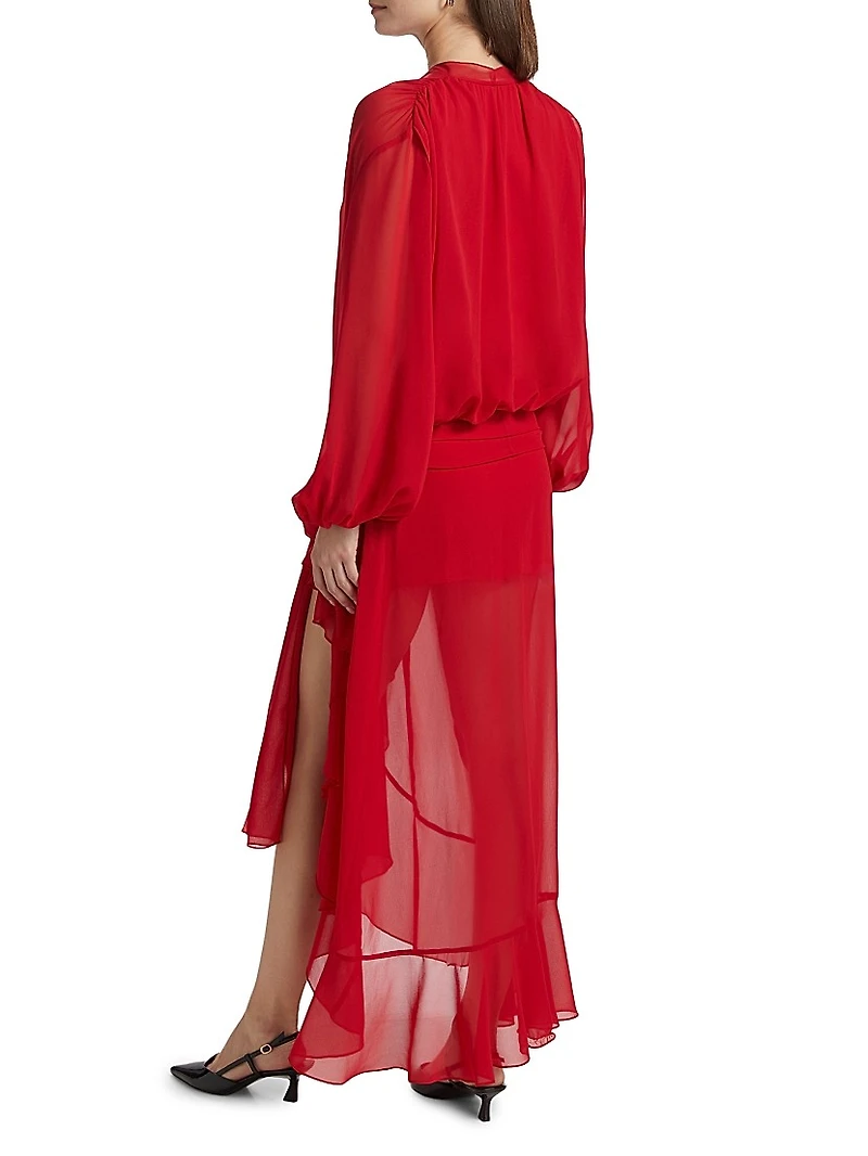 Calliope Tie-Waist Maxi Dress