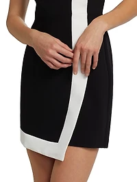 Asymmetric Strapless Minidress