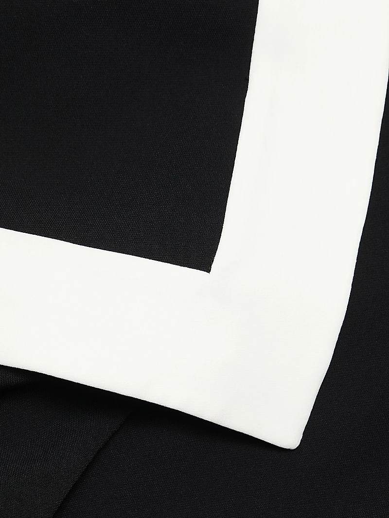 Asymmetric Strapless Minidress