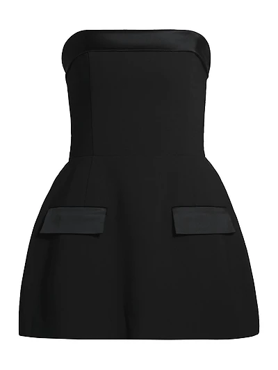 Lucienne Satin Fit & Flare Romper