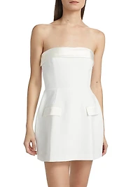 Lucienne Satin Fit & Flare Romper