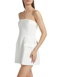 Lucienne Satin Fit & Flare Romper