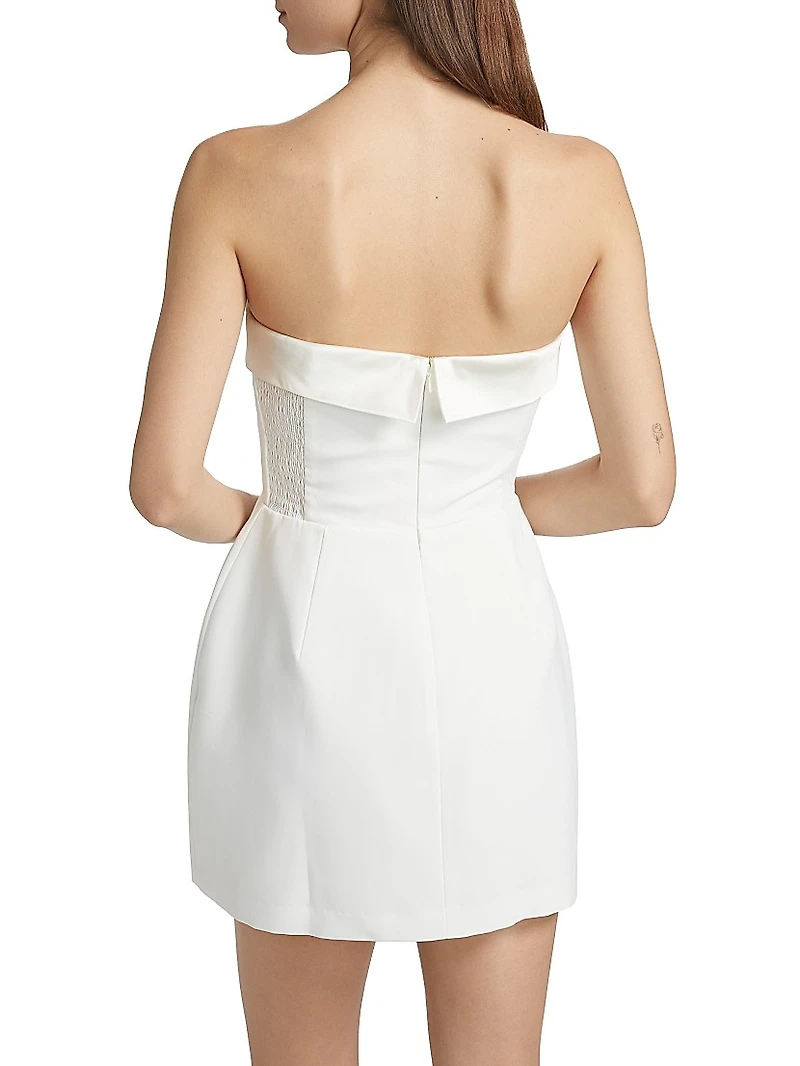 Lucienne Satin Fit & Flare Romper