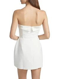 Lucienne Satin Fit & Flare Romper