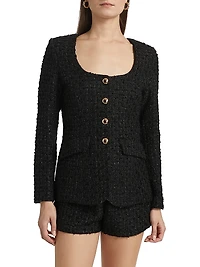 Kya Tweed Romper