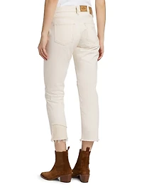 Distressed Cropped Jeans