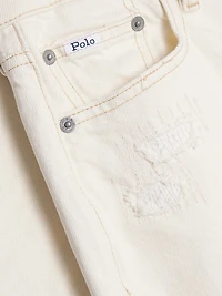 Distressed Cropped Jeans