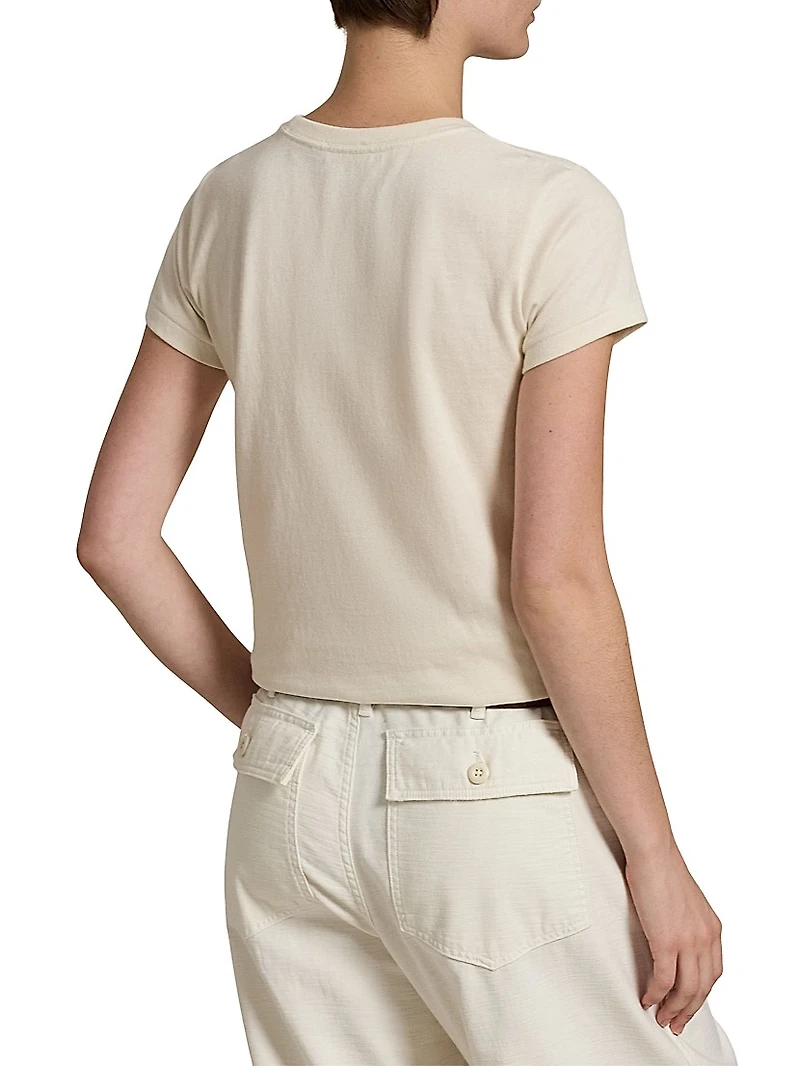 Polo Bear Cotton Jersey T-Shirt