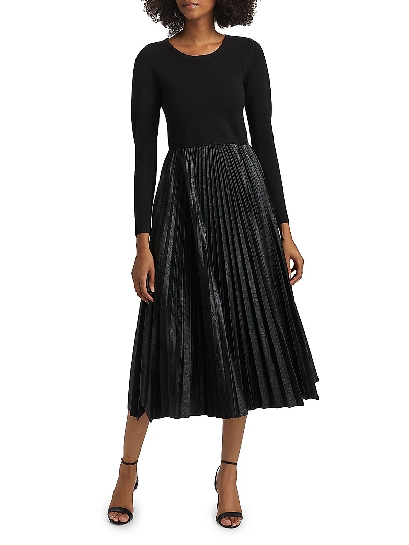 The Amalia Pleated Dress