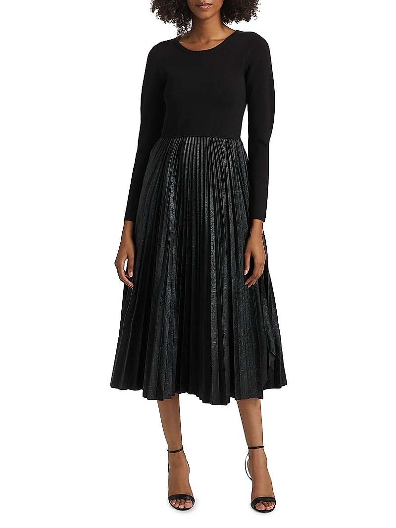 The Amalia Pleated Dress