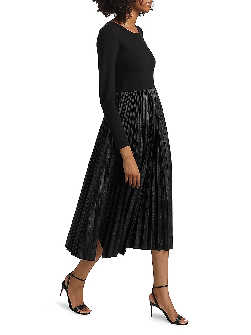 The Amalia Pleated Dress