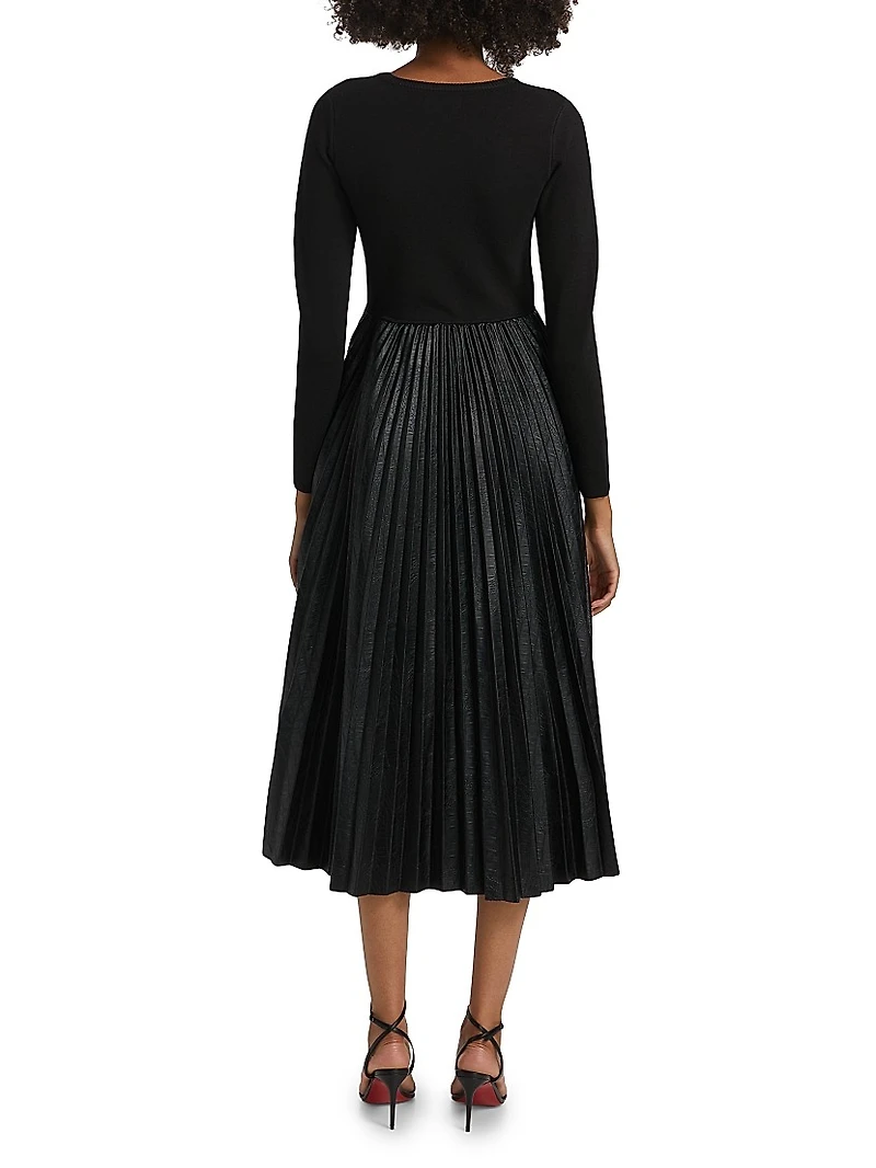 The Amalia Pleated Dress