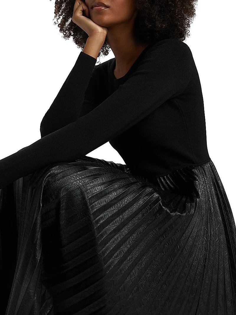 The Amalia Pleated Dress