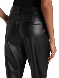 Irie Faux Leather Cropped Pants