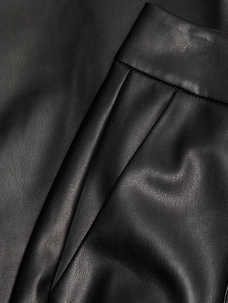 Irie Faux Leather Cropped Pants