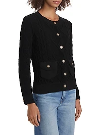 The Amira Cable-Knit Cardigan