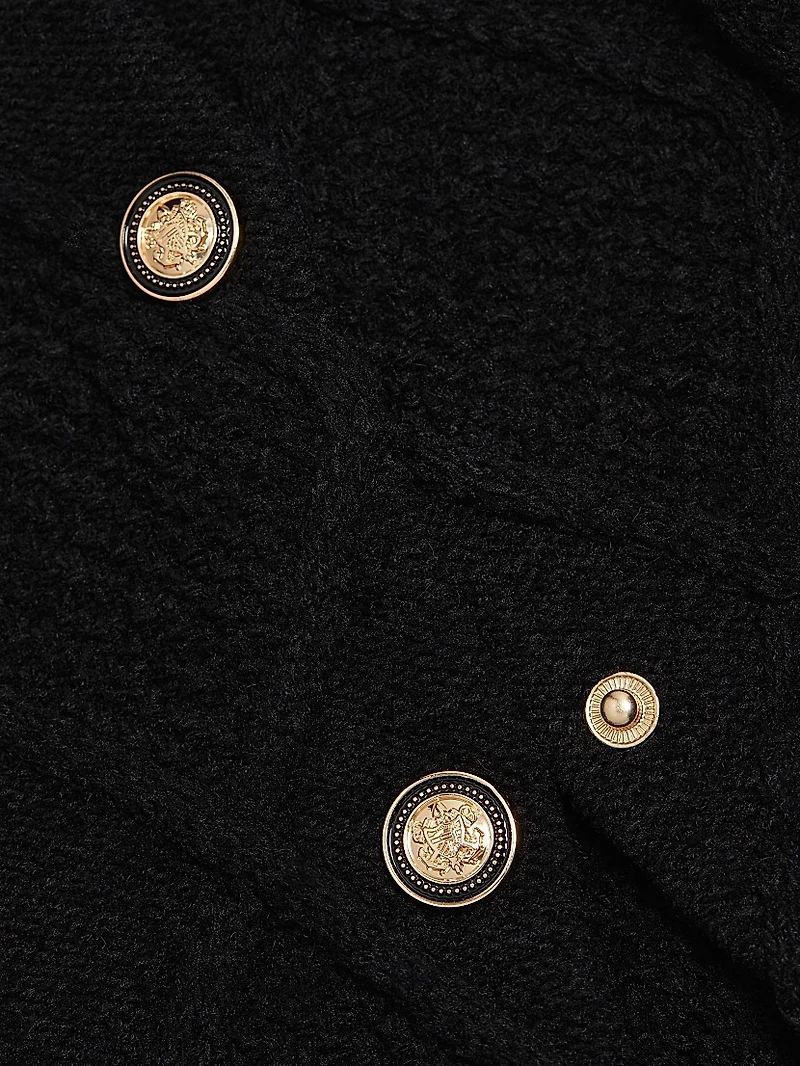 The Amira Cable-Knit Cardigan