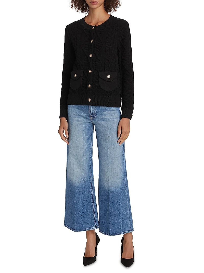 The Amira Cable-Knit Cardigan
