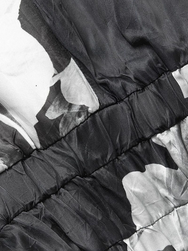 Floral Scoopneck Sleeveless Fit & Flare Minidress