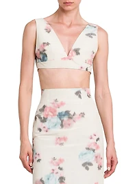 Floreal Taffeta Top