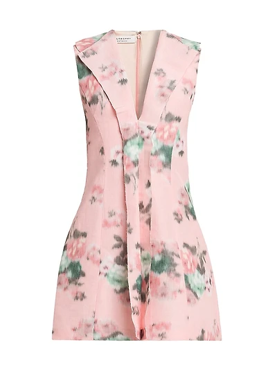 Floreal Taffeta minidress