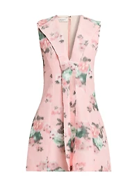 Floreal Taffeta minidress