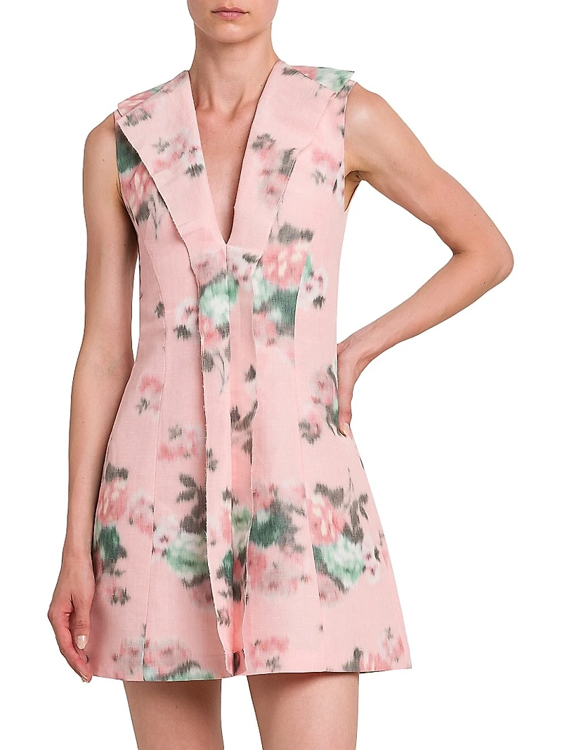 Floreal Taffeta minidress