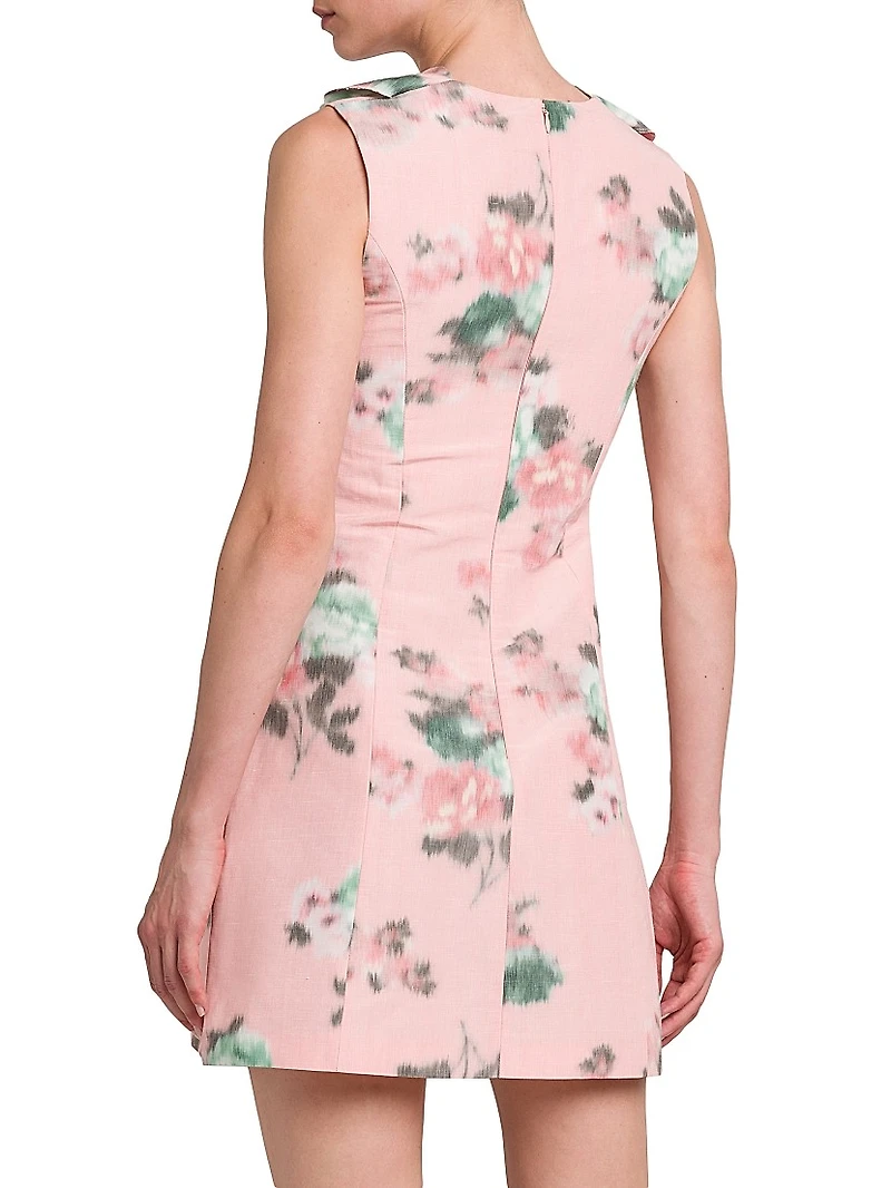 Floreal Taffeta minidress