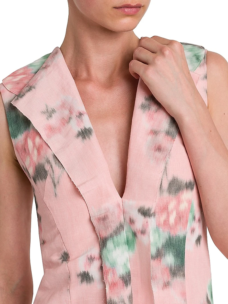 Floreal Taffeta minidress