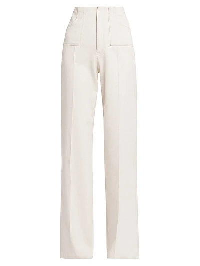 Diagonal Canvas Trousers