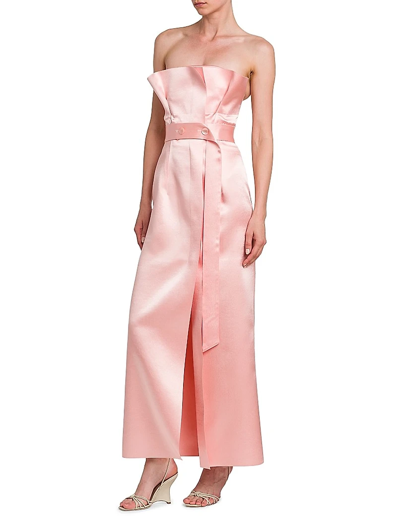 Duchesse Satin A-Line Gown