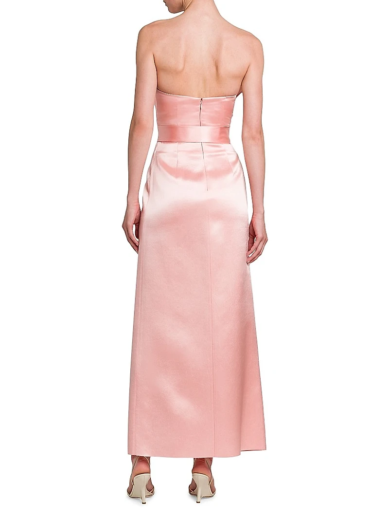 Duchesse Satin A-Line Gown