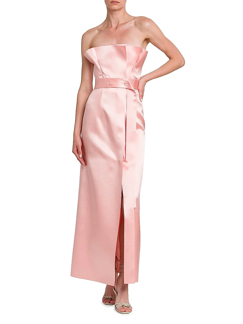 Duchesse Satin A-Line Gown