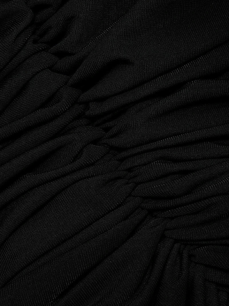 Valeria Plunge Jersey Column Gown