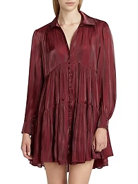 Lily Tiered Shirtdress