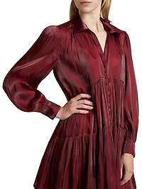 Lily Tiered Shirtdress