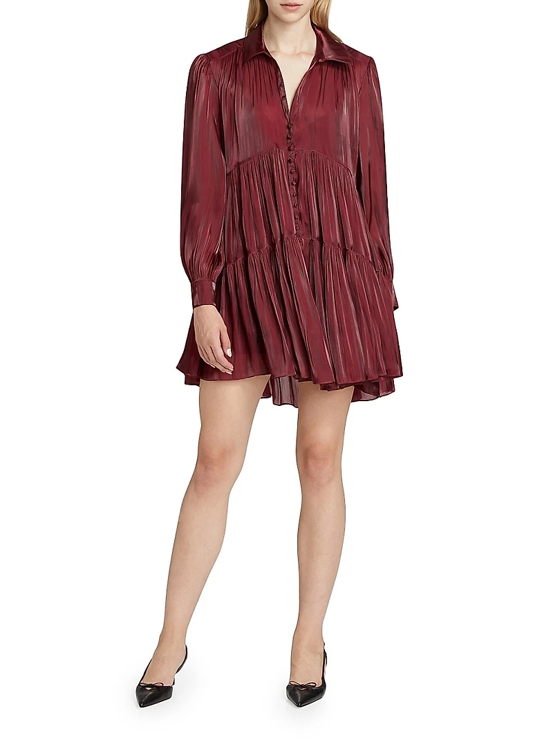 Lily Tiered Shirtdress