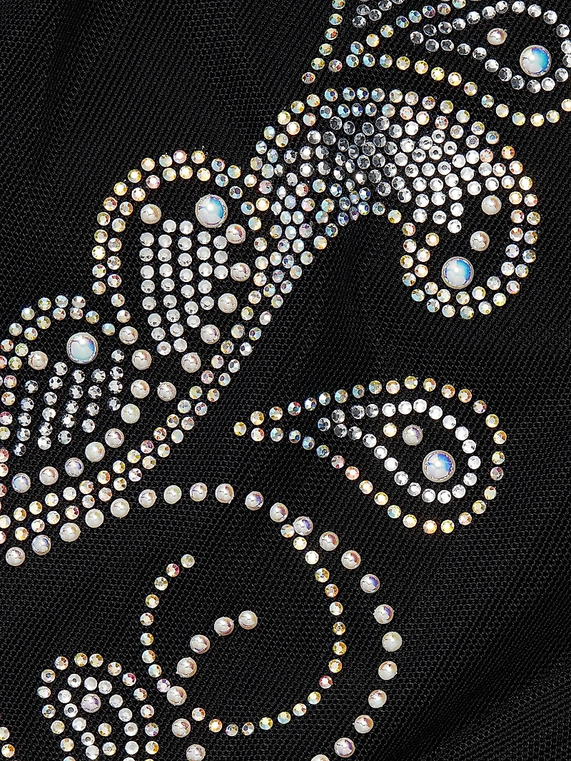 Marlene Embellished Paisley Minidress