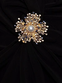 Sandry Crystal-Embellished Halterneck Gown