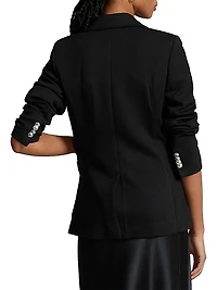 Logo Single-Breasted Blazer