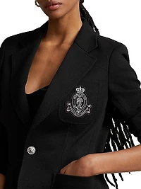 Logo Single-Breasted Blazer