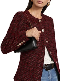 Wrenley Metallic Wool-Blend Tweed Jacket